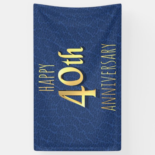 40. Jahrestag Banner (Vertikal)