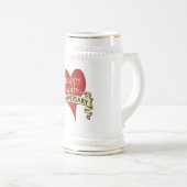 40. Jahrestag Bierglas (VorderseiteRechts)