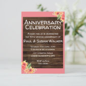 40. Jahrestag der Feier Einladung (Stehend Vorderseite)