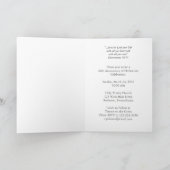 40. Jahrestag des Einladung (Innenseite)