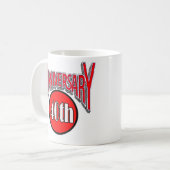 40. Jahrestag Kaffeetasse (Vorderseite Links)