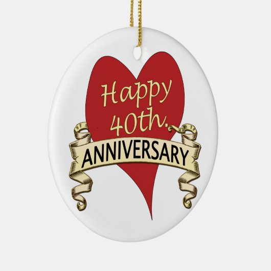 40. Jahrestag Keramikornament (Rechts)