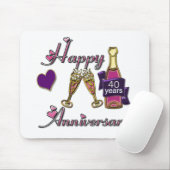 40. Jahrestag Mousepad (Mit Mouse)