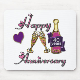 40. Jahrestag Mousepad