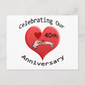 40. Jahrestag Postkarte (Vorderseite)