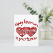 40. Jahrestag Postkarte (Stehend Vorderseite)