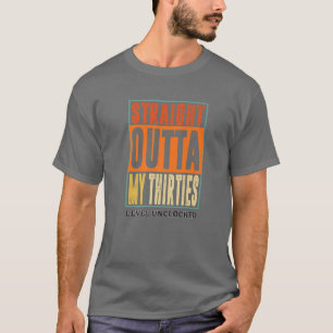 40-jährige Stufe entsperrt T-Shirt