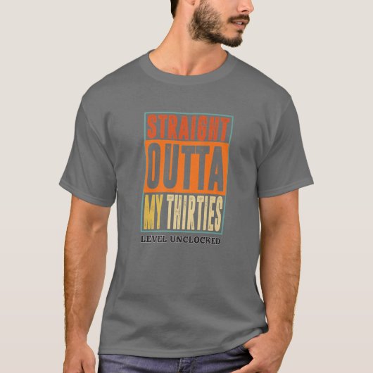40-jährige Stufe entsperrt T-Shirt (Vorderseite)