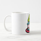 40-jähriger Geburtstagskuchen Kaffeetasse (Links)