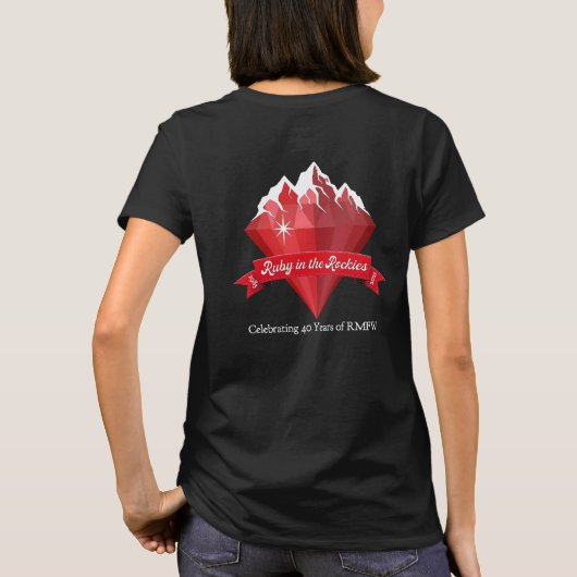 40-jähriger T - Shirt (Rückseite)