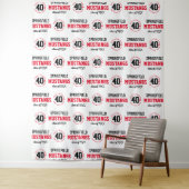 40-jähriges Wiedersehen-Step Wiederholung des Hint Wandteppich (Beispiel)