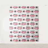 40-jähriges Wiedersehen-Step Wiederholung des Hint Wandteppich (Vorderseite)