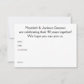 40. Jubiläum (Mod-Vögel) Einladung (Rückseite)