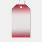 40 Jubiläum Monogram Heart YEARS INTO FOREVER Geschenkanhänger (Rückseite)