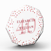 40. Jubiläum Ruby Hearts Fotoblock (Links)