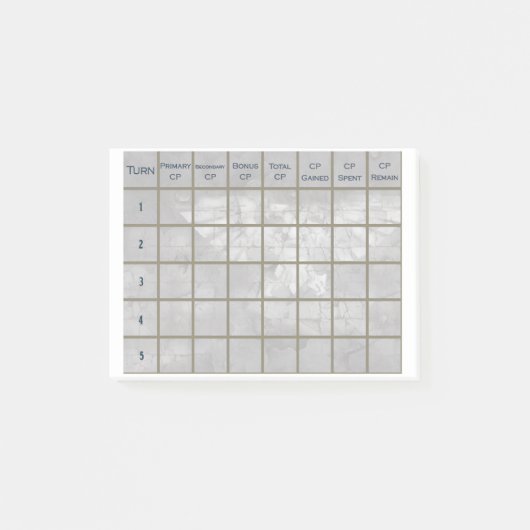 40 K Game Tracker Post-it® Notes Post-it Klebezettel (Vorderseite)