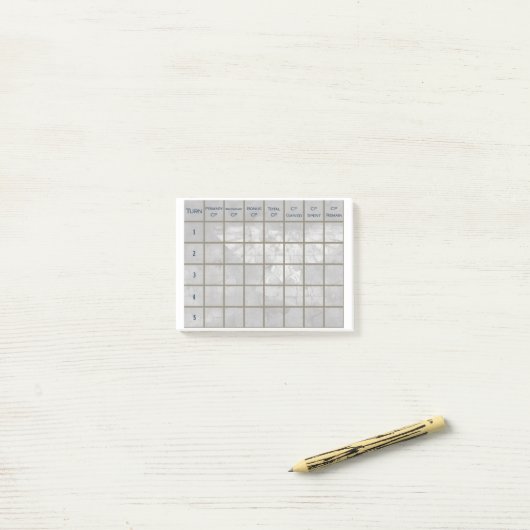 40 K Game Tracker Post-it® Notes Post-it Klebezettel (Auf Schreibtisch)