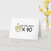 40. KARTE (Gelbe Blume)