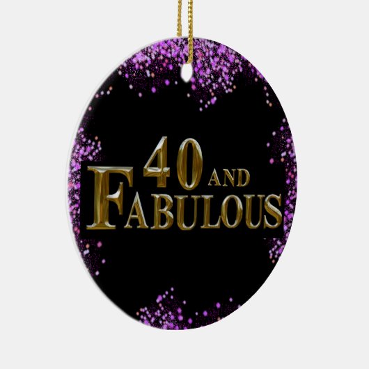 40. KERAMIK ORNAMENT (Rechts)