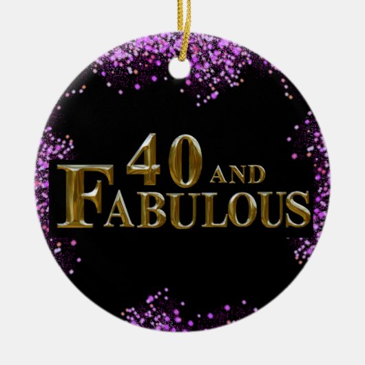 40. KERAMIK ORNAMENT (Vorne)