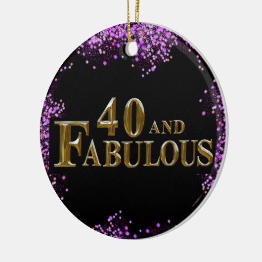 40. KERAMIK ORNAMENT (Links)