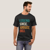 40 Legend Since August 1983 40Th T-Shirt (Vorne ganz)