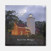 40-Meilen-Leuchtturm-Dusk-Magnet Magnet (Vorne)