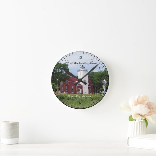 40 Meilen Point Ligthouse Uhr (Zuhause)