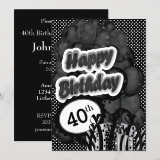 40. Meilenstein Geburtstag Einladung