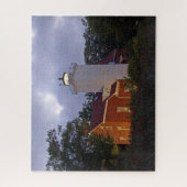 40 Mile Point Leuchtturm bei Dämmerung Puzzle (Vertikal)