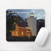 40 Mile Point Leuchtturm dusk Mousepad (Mit Mouse)