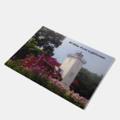 40 Mile Point Leuchtturm Federmatte Fußmatte (Schrägansicht)