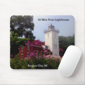 40 Mile Point Leuchtturm Federmousepad Mousepad (Mit Mouse)