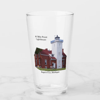40-Mile-Point-Leuchtturmglas Glas