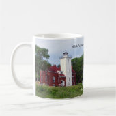40 Mile Point Lighthouse 2 pict. Tasse (Links)