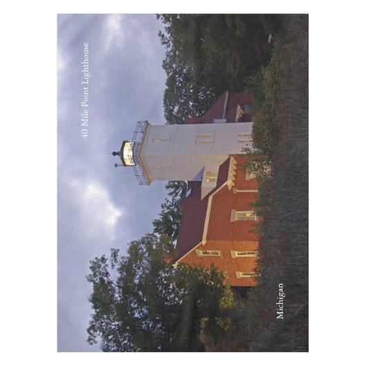 40 Mile Point Lighthouse bei Tischdecken (Vorderseite)