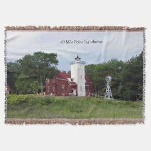 40 Mile Point Lighthouse-Deckengewebe Decke