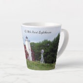40 Mile Point Lighthouse Milchtasse (Rechte Ecke)