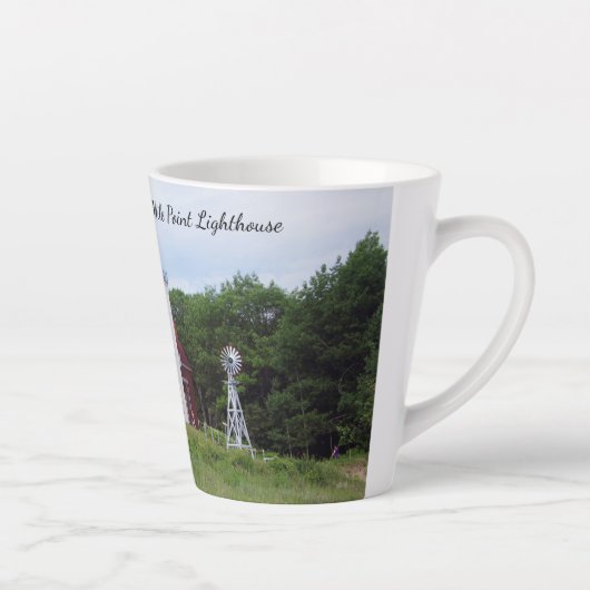 40 Mile Point Lighthouse Milchtasse (Rechts)