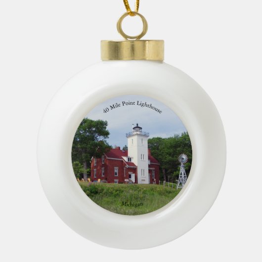 40 Mile Point Lighthouse ornament (Vorderseite)