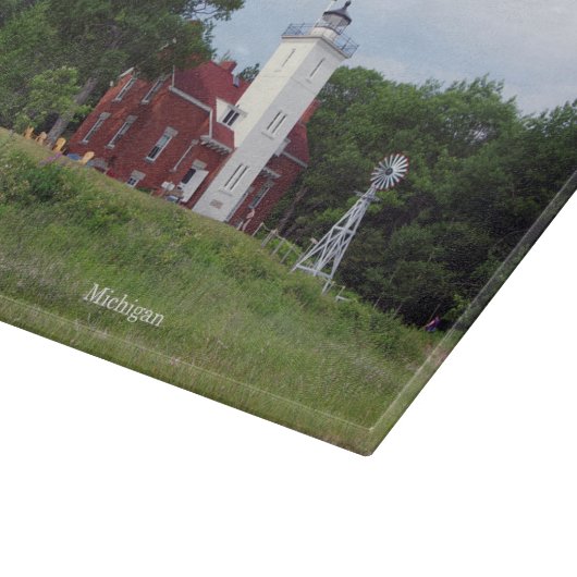 40 Mile Point Lighthouse-Schneidbrett Schneidebrett (Ecke)