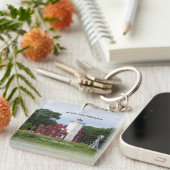 40 Mile Point Lighthouse zweiseitige Schlüsselkett Schlüsselanhänger (Vorderseite rechts)