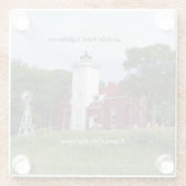 40 Mile Point Ligthouse Untersetzer (Rückseite)