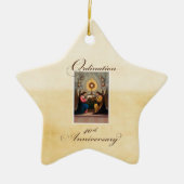 40. Ordination Anniversary Angels in Altar Keramik Ornament (Vorne)