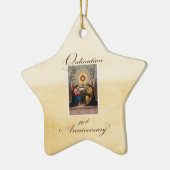 40. Ordination Anniversary Angels in Altar Keramik Ornament (Links)