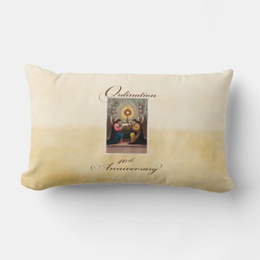 40. Ordination Anniversary Angels in Altar Lendenkissen (Vorderseite)