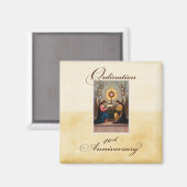 40. Ordination Anniversary Angels in Altar Magnet (Vorderseite/Rückseite)