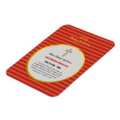 40. Ordination Jubiläum Priester Ruby Jubilee Magnet (Linke Seite)