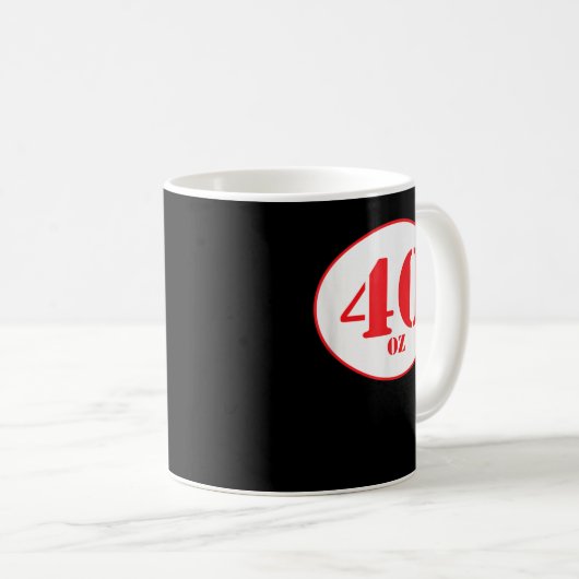 40 oz Shirt Kaffeetasse (VorderseiteRechts)