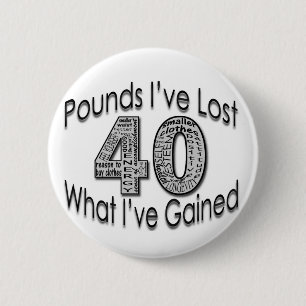 40 Pfund verlorene Knopf- Button